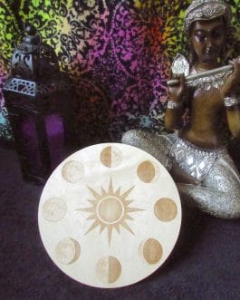 Crystal Grid Plate, Moon Phases