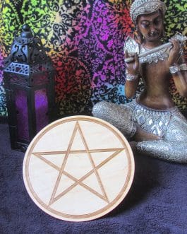 Crystal Grid Plate, Pentacle, Pentagram